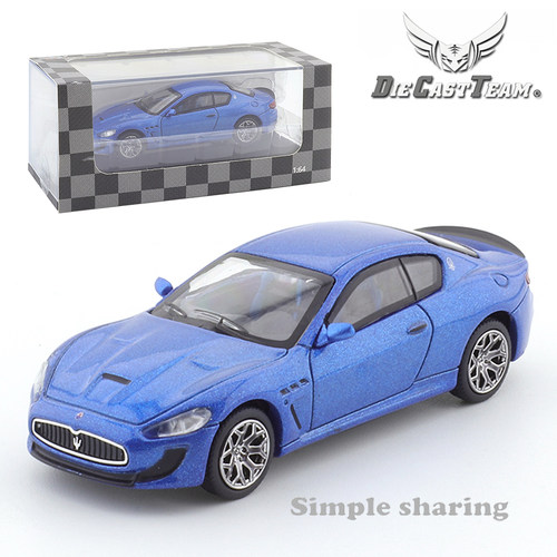 DCT/Shadow 1:64 玛莎拉蒂GT超跑Gran Turismo合金汽车模型收藏 - 图0
