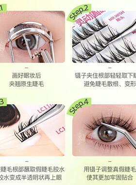 免胶款自然新手浓密感假睫毛