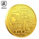 Bitcoin BTC commemorative coin gifts for others