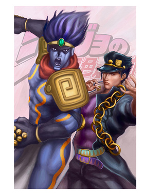 JOJO奇妙冒险动漫海报周边装饰画