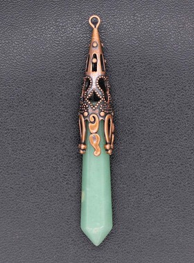 水晶复古项链吊坠灵摆饰品