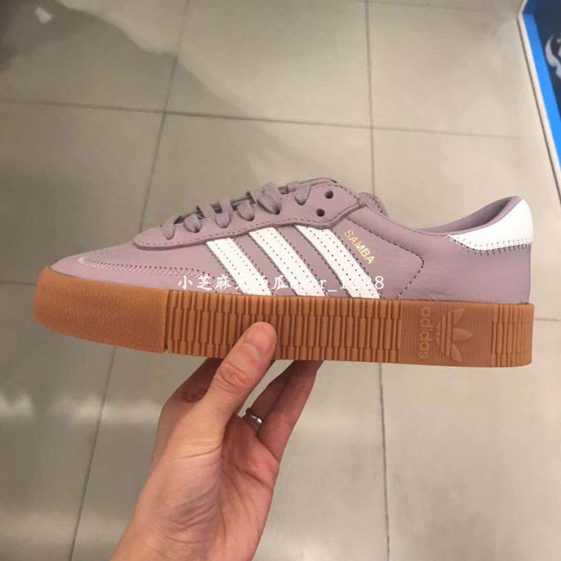 adidas 三叶草 专柜正品 SAMBAROSE休闲板鞋B28156 AQ1134 CG6205 - 图0