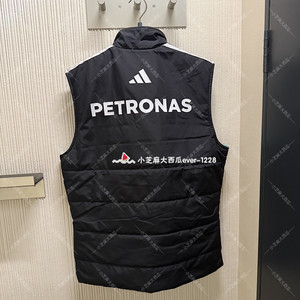 adidas阿迪达斯梅赛德斯AMG马石油F1车队高领棉马甲背心KE5476