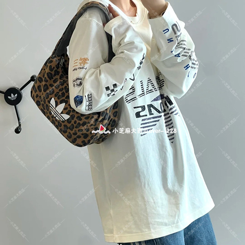 adidas三叶草男子舒适大号版型赛车风运动宽松长袖T恤KH1199/1200,淘宝优惠券,粉丝福利购,淘宝优惠卷