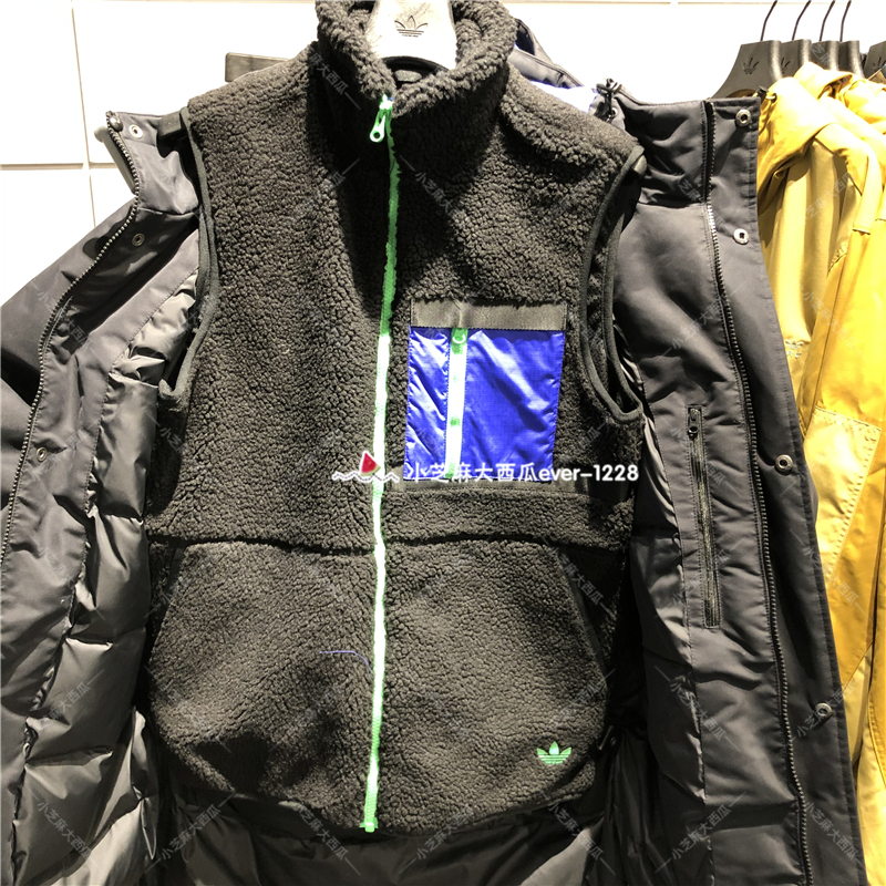 adidas三叶草专柜正品男子二合一运动保暖时尚羽绒服H58061H58062 - 图2