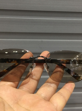 天然高清冰糖色老石头镜东海原石水晶养目镜清凉祛干涩开车抗疲劳