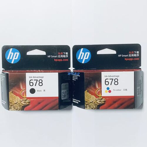 原装惠普HP678墨盒 2648 4518 3548 1518 4648 2548 黑色彩色墨盒 - 图2