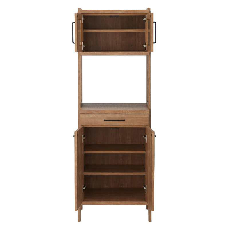 日式餐边柜实木高柜现代简约厨房置物茶水柜小户型窄型橱柜碗柜,淘宝优惠券,粉丝福利购,淘宝优惠卷