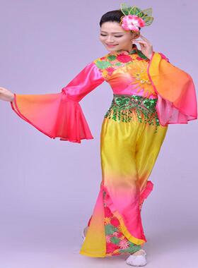 送扇子广场2018大秧歌服女装舞蹈戏剧民族服装现代新款排舞舞台演