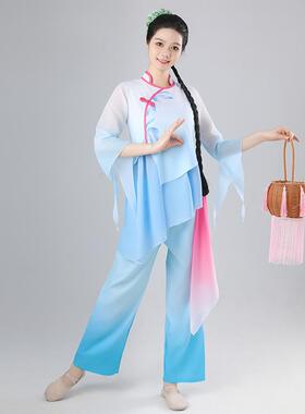 送扇子演出服同款舞蹈服装新款秧歌女现代舞群舞表演服中国风古典