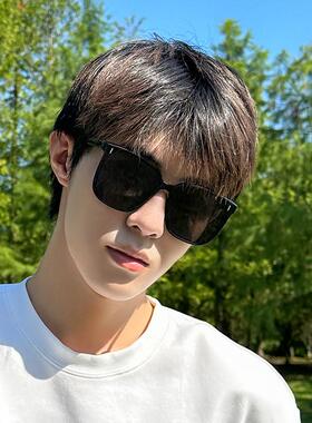 潮酷gm墨镜男士开车大脸显瘦防紫外线偏光防晒强光太阳镜女生痞帅