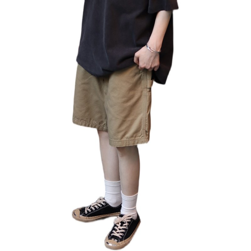 清仓福利ICEREVERIE 重磅工装短裤情侣复古百搭多口袋宽松五分裤,淘宝优惠券,粉丝福利购,淘宝优惠卷