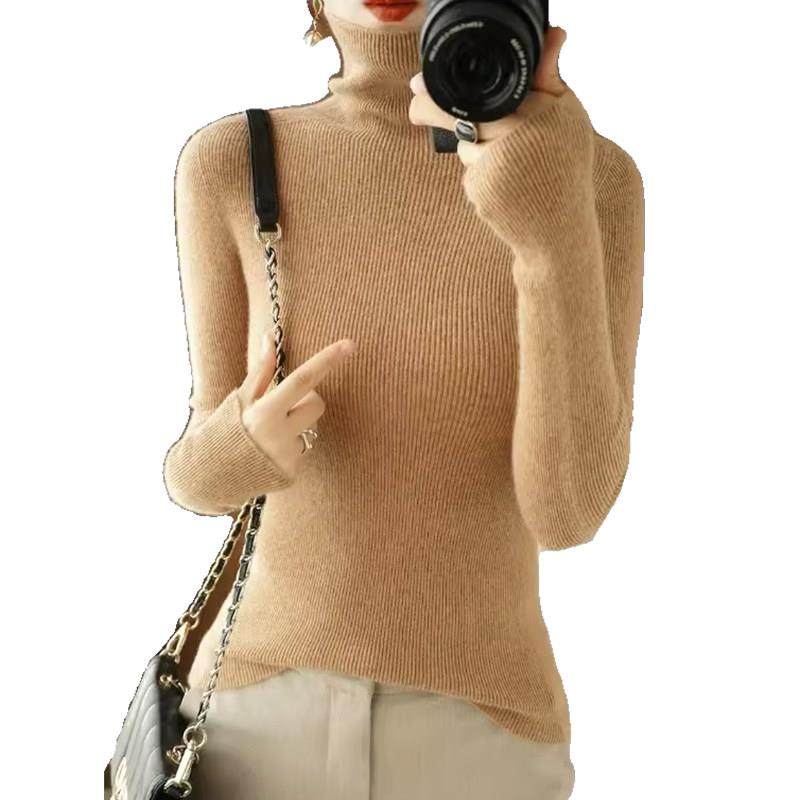 配大衣的内搭高领毛衣女秋冬新款美拉德穿搭软糯不起球针织打底衫,淘宝优惠券,粉丝福利购,淘宝优惠卷