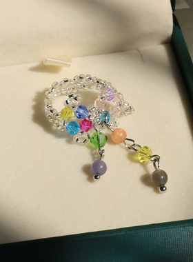 手工编织女水晶不掉色轻奢小众