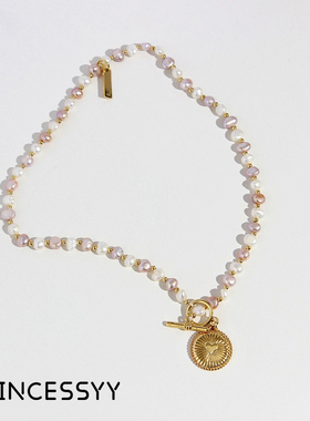 包金淡水珍珠女高级感潮牌配饰