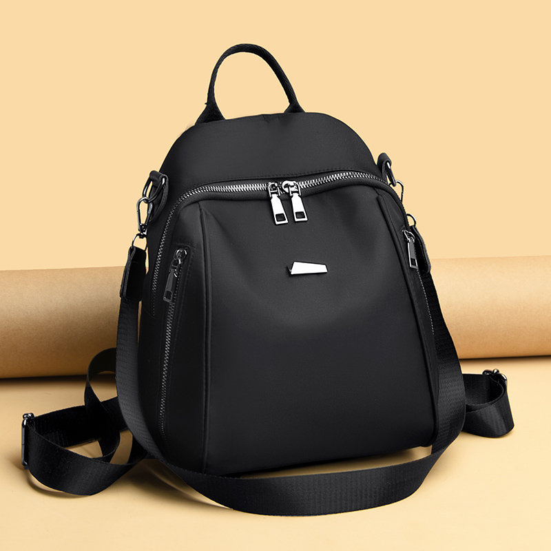 牛津布尼龙ins双肩包女2024新款包包时尚百搭防盗大容量旅行背包,淘宝优惠券,粉丝福利购,淘宝优惠卷