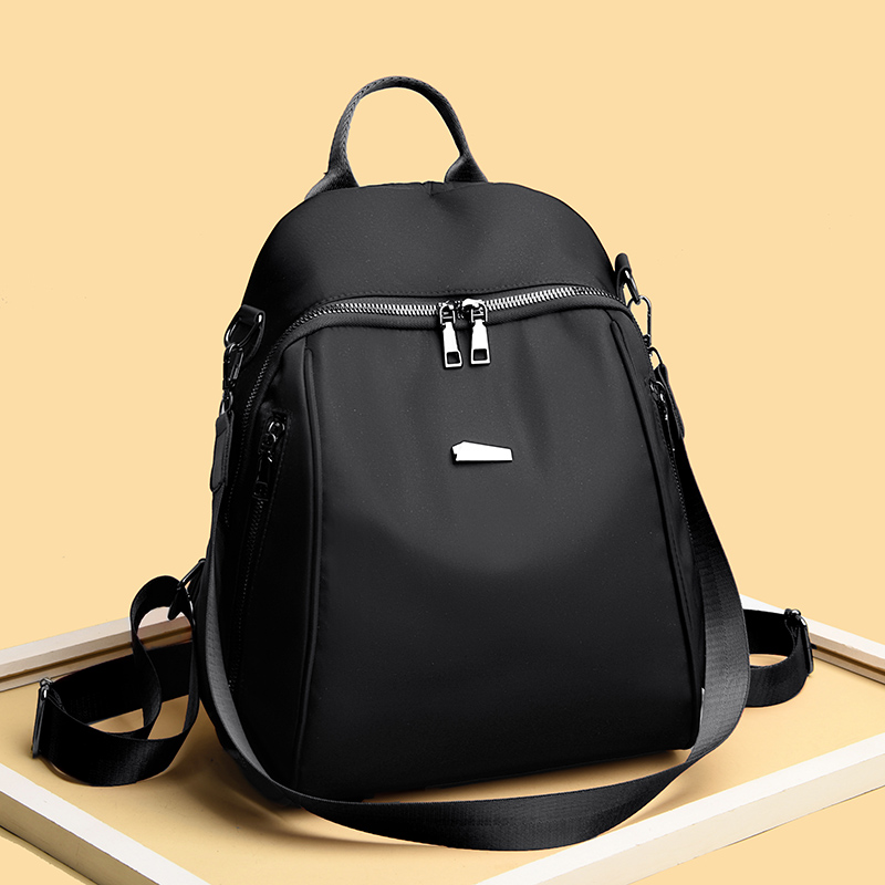 牛津布尼龙ins双肩包女2024新款包包时尚百搭防盗大容量旅行背包,淘宝优惠券,粉丝福利购,淘宝优惠卷