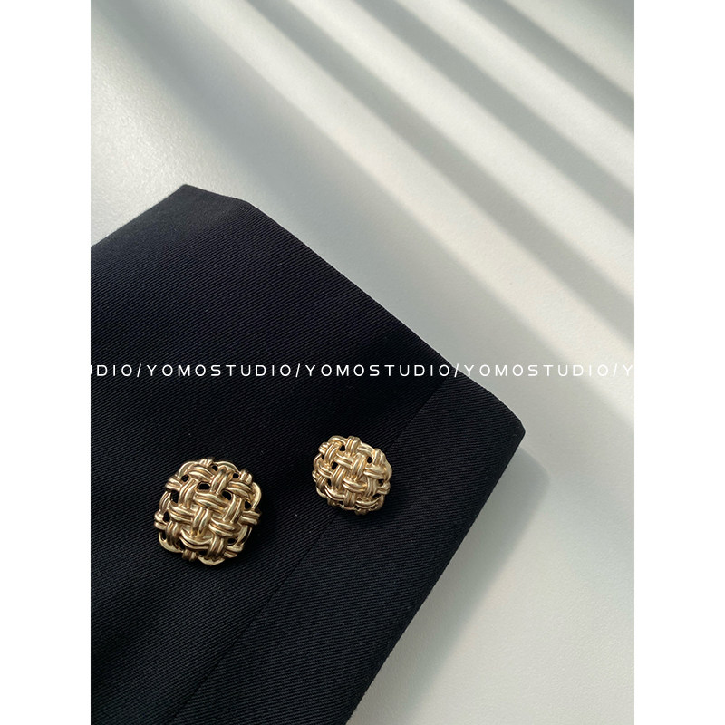 YOMO 粗花呢装饰扣温柔淑女服装纽扣金属衬衫毛衣扣子外套大衣扣,淘宝优惠券,粉丝福利购,淘宝优惠卷