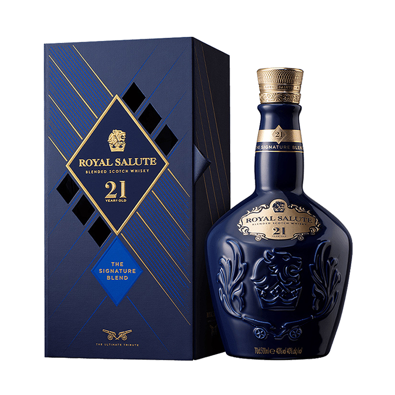 皇家礼炮21年威士忌原装进口洋酒 Royal Salute 500ml 一瓶一码