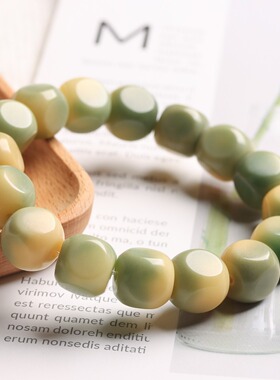 炭烧猫爪猫咪菩提根手链女天然白玉菩提子文玩绕指柔菩提手持手串