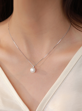 初影【小灯泡】925银项链女
