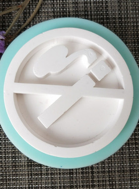 硅胶模具台式禁烟手工制作指示牌