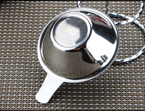 304加厚茶漏不锈钢茶漏茶叶过滤网器茶具配件泡茶隔茶漏架茶滤网 - 图1