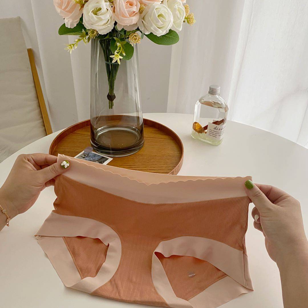 螺纹棉孕妇低腰女棉裆无痕短裤内裤 amelielady内裤