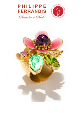 【法国进口】PF菲昂迪斯胜利的芙拉系列戒指女轻奢时尚指环