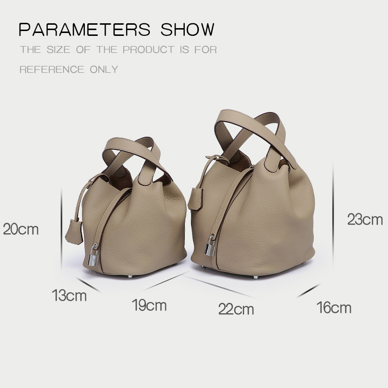 菜篮子2020新款潮头层牛皮ck手提包 宝尼嘉女士包袋