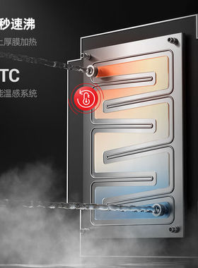 ZTK桌面净水器家用ro反渗透净水机台式即热式饮水机过滤器台上式