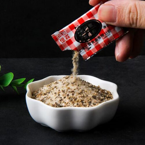 忆霖黑胡椒粉1g*1000小包装意面炸鸡块烧烤牛排黑胡椒调味料商用 - 图0