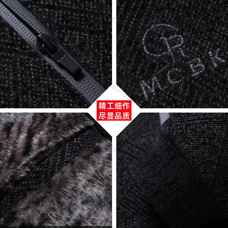 爸爸冬装雪尼尔加绒加厚外套中年男士棉衣中老年人爷爷秋冬款衣服,淘宝优惠券,粉丝福利购,淘宝优惠卷