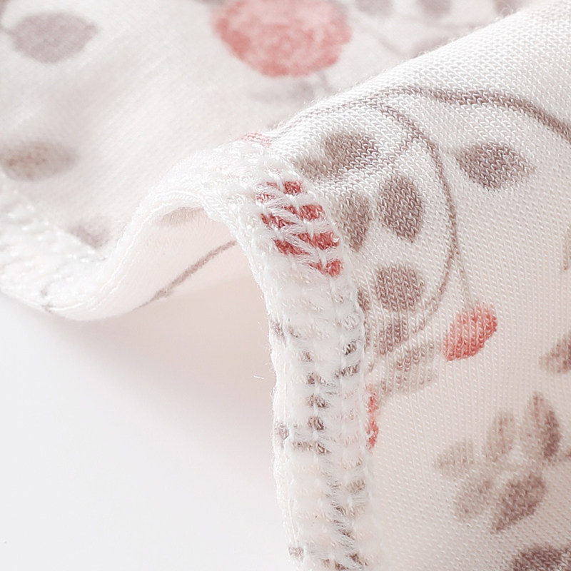 婴儿连体衣夏季薄款零碳莫代尔玫瑰花园女宝宝9分袖哈衣睡衣,淘宝优惠券,粉丝福利购,淘宝优惠卷