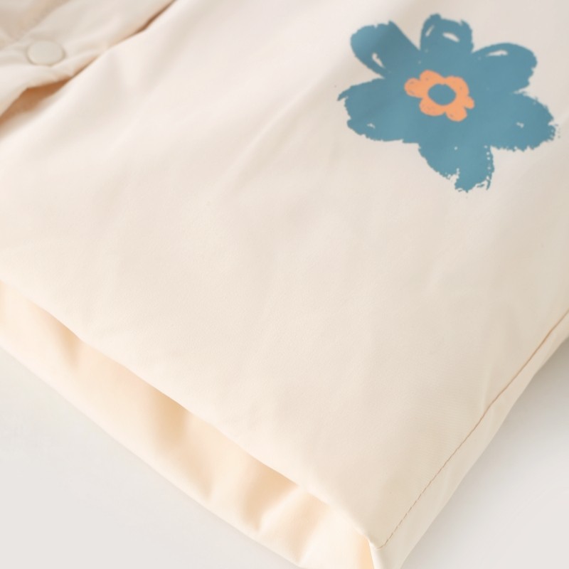 婴儿羽绒服冬季白鸭绒甜美花朵娃娃衫女宝宝保暖上衣女童外套冬装,淘宝优惠券,粉丝福利购,淘宝优惠卷