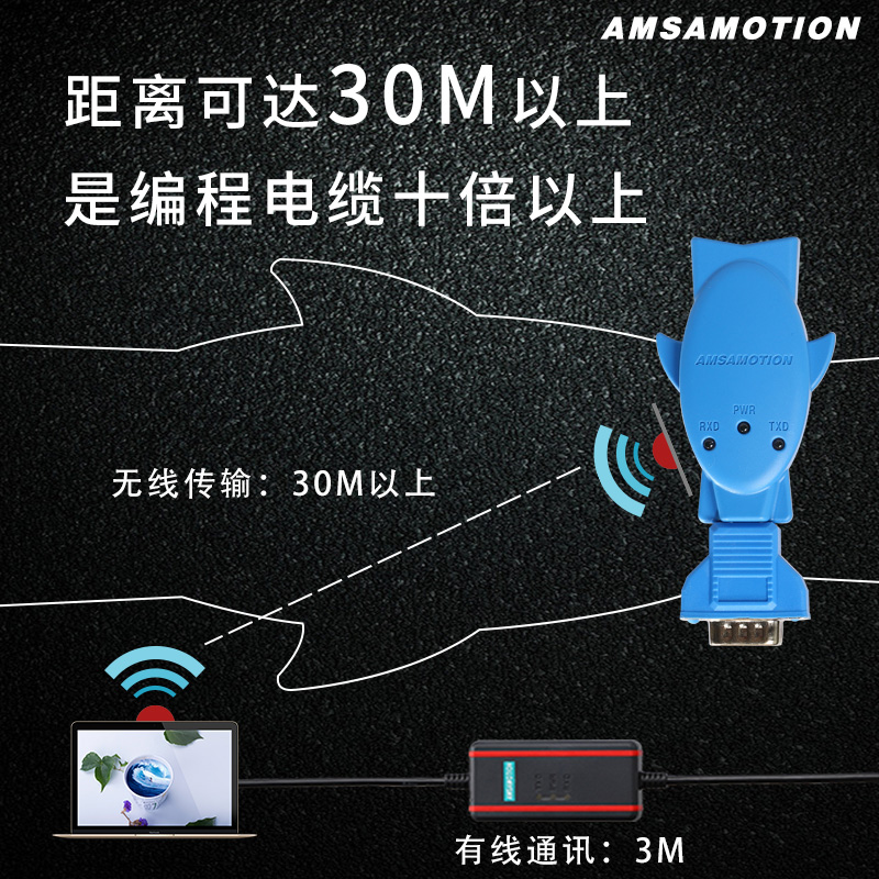 艾莫迅wifi编程器适用西门子S7-200 plc远程下载无线 PPI编程通讯 - 图2