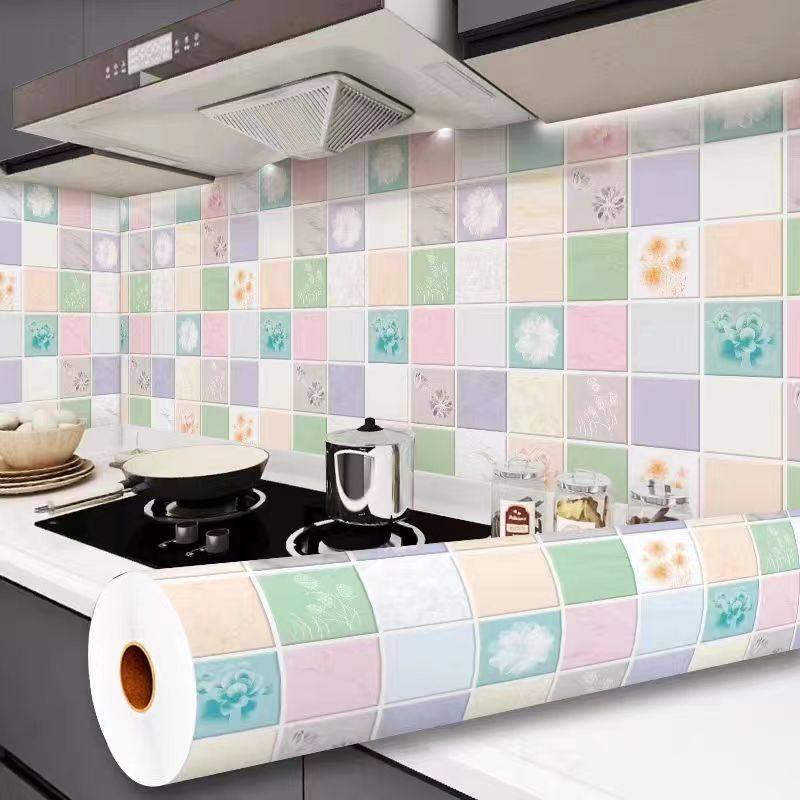 厨房防油贴纸防水耐高温自粘墙贴翻新遮丑墙纸油烟机灶台墙面贴膜,淘宝优惠券,粉丝福利购,淘宝优惠卷
