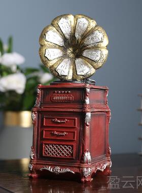 正品装北欧复古型家居饰模品小摆公件酒柜家庭饰品创意办室桌面摆