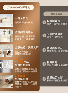 九阳壶内进水智能家用茶吧机