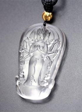 琉璃南无摩利支天佛像观音菩萨男女本命佛像吊坠默利项链饰品链
