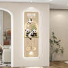 Cream style panda living room grille decoration painting
