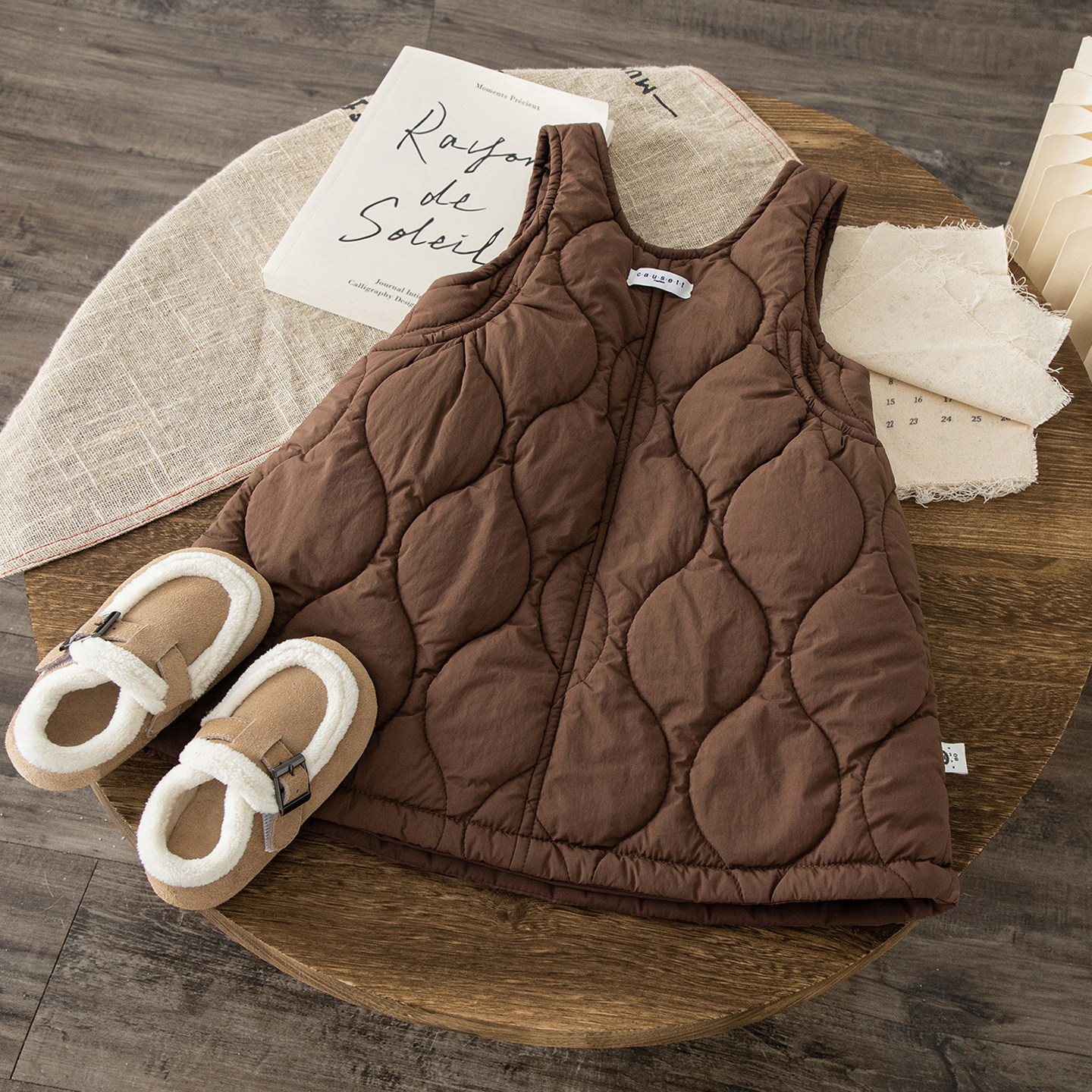 女童连衣裙冬季夹棉新款小女孩洋气好看儿童加厚马甲裙宝宝背心裙,淘宝优惠券,粉丝福利购,淘宝优惠卷