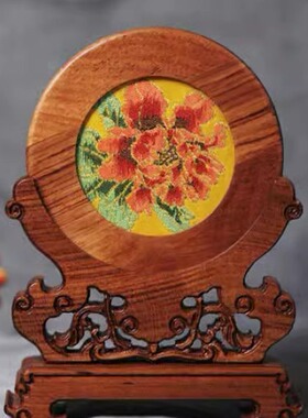 工艺品南京花梨木摆件装饰画