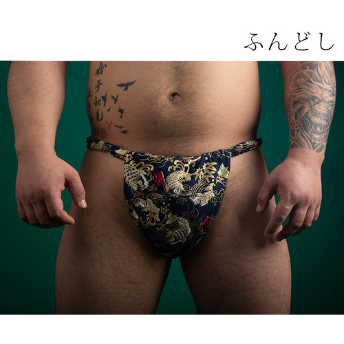 熊熊便利店男士六尺裈日式丁字裤和风内裤日本和服兜裆布钵卷头箍 - 图0