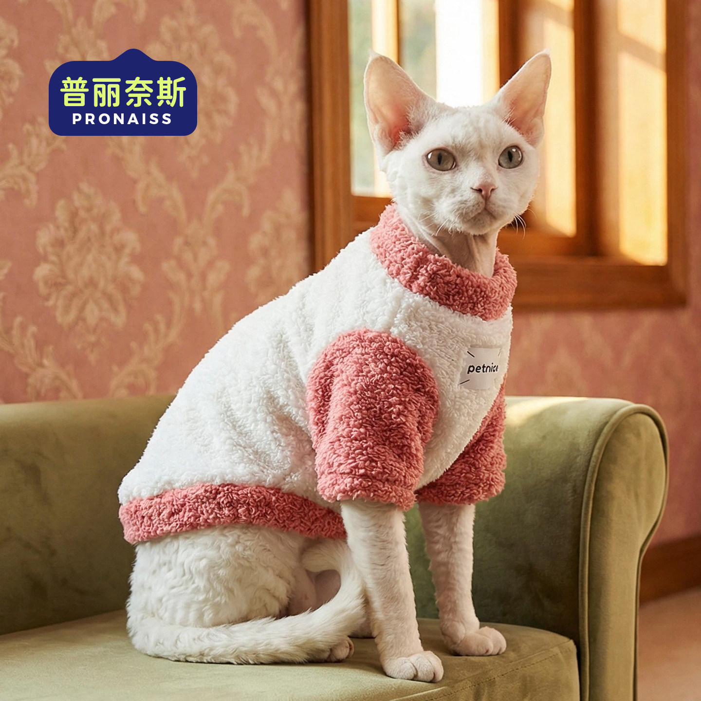 冬季双面云朵绒猫咪衣服小猫德文布偶金渐层宠物服饰保暖加厚冬装,淘宝优惠券,粉丝福利购,淘宝优惠卷