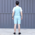 Người đàn ông phù hợp nhất với anh em mùa hè vest vest quần short ba mảnh nam đám cưới ngắn tay phù hợp với đám cưới phù hợp với dịch vụ nhóm - Suit phù hợp quần tây nam đẹp Suit phù hợp