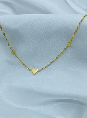 钛钢女手链高级感小众设计520爱心礼物冷淡风网红学生闺蜜手链女