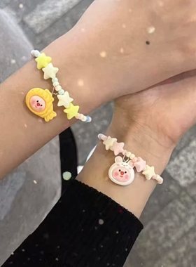 卡通海狸露比loopy手链小