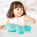 Японская детская посуда для кормления, термос, комплект, защита при падении, 5 шт