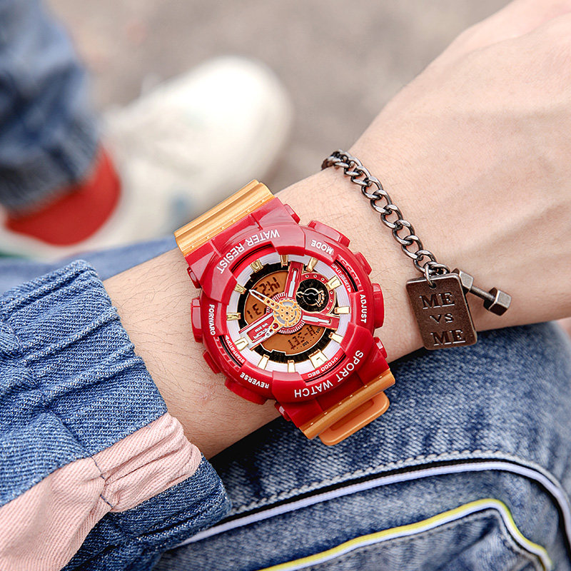 zky ins超火电子中学生运动独角兽 zky国产腕表